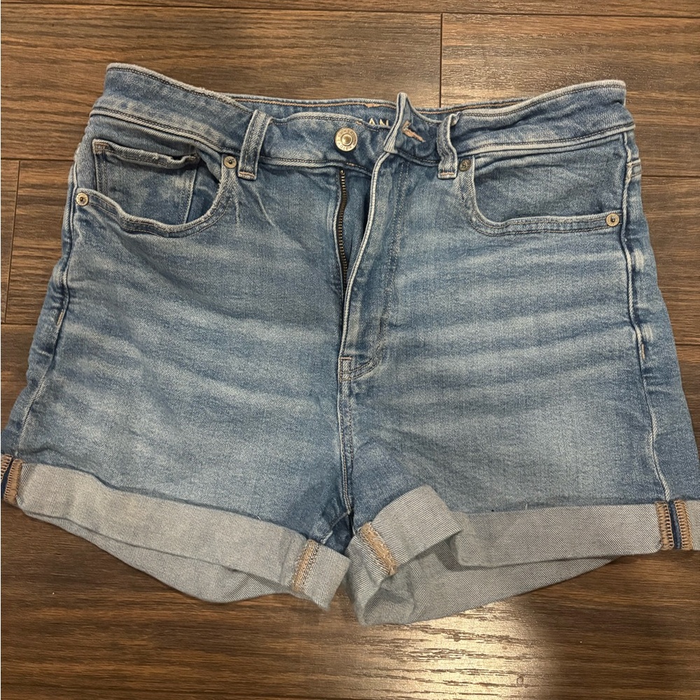 American Eagle Outfitters Light Blue Denim Jean Shorts